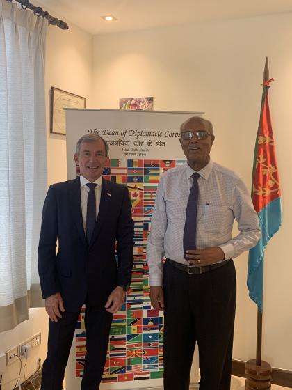 Diplomatie - S.E. M. Gamerdinger avec M. Alem Tsehaye Woldemariam
